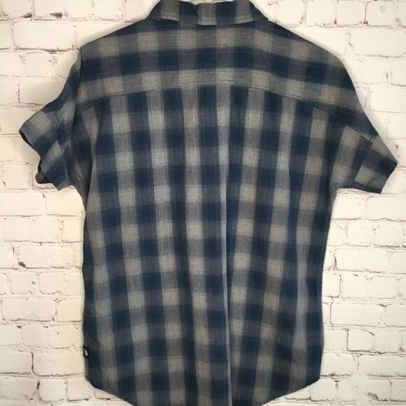 The North Face Tanami Women's Blue Plaid Short Sleeve 1/2 Button Front Shirt  SP - Picture 5 of 7